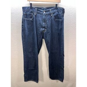 Levi's 569 Relaxed Straight Leg Jeans Mens 38/30 Dark Wash Blue Denim 3151